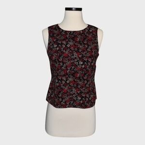 Casual Corner Annex Petite Floral Shell Top